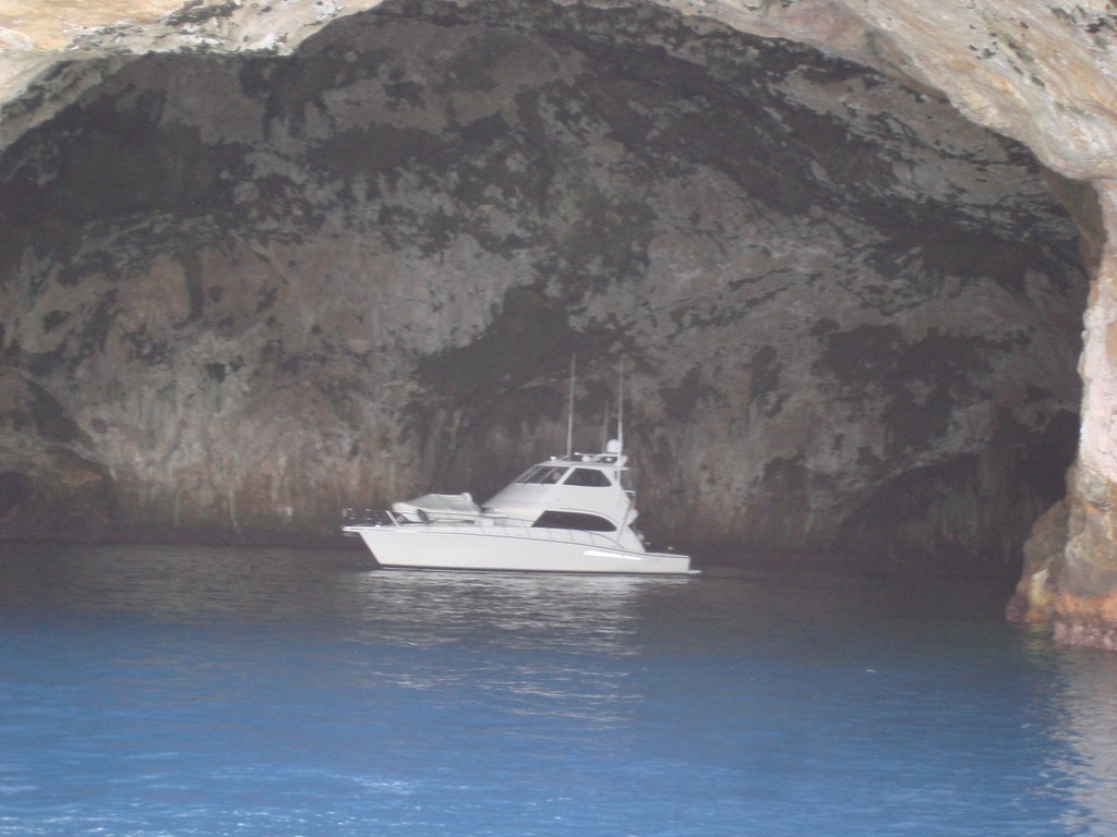 Inside the incredible cave on Poor Knight Island - Riviera Sime Darby Invitational Tournament © Bruce McGill